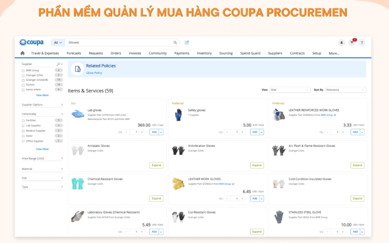 Coupa Procurement