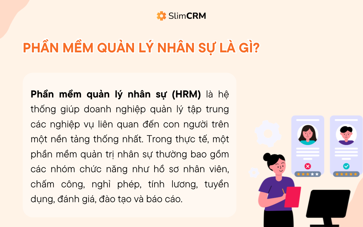 phần mềm quản lý nhân sự là gì