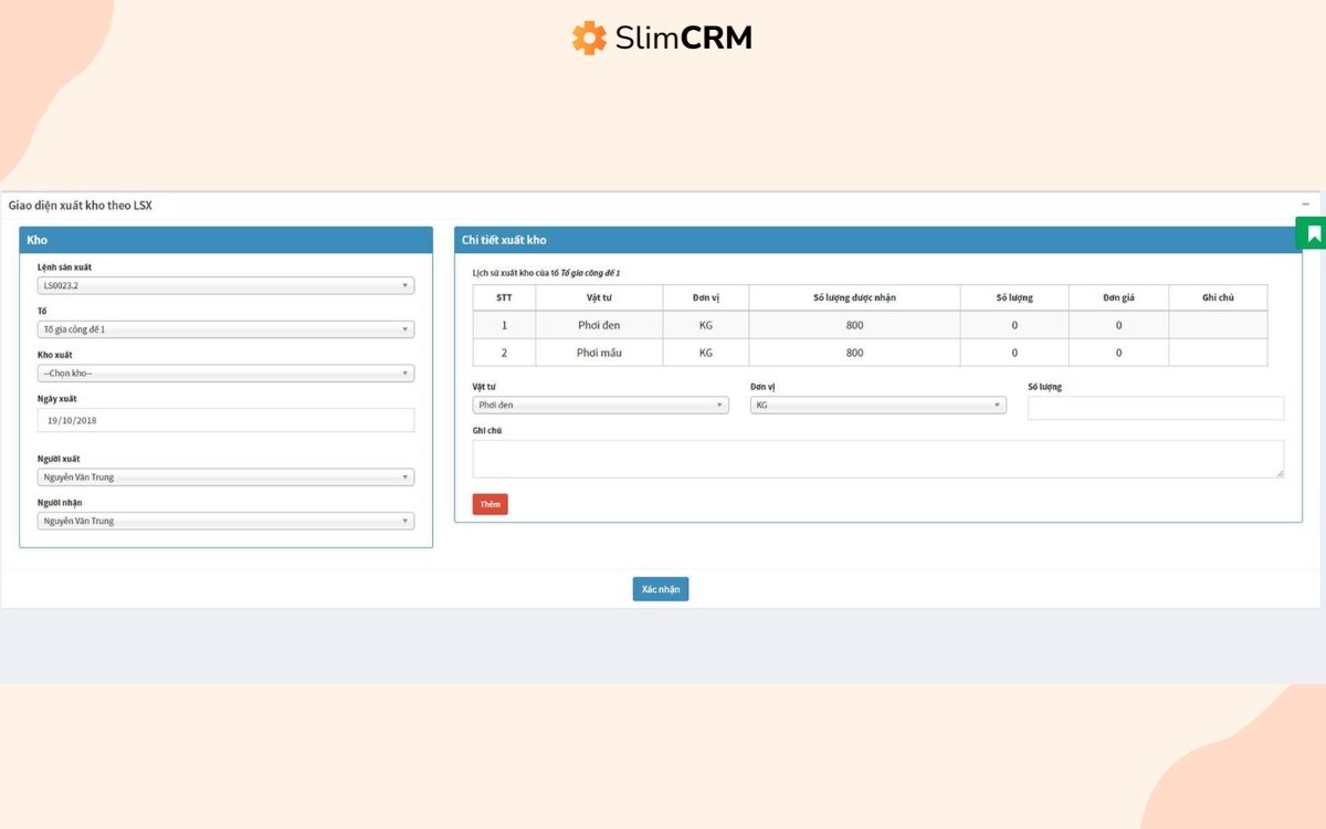 Phần mềm sản xuất may mặc