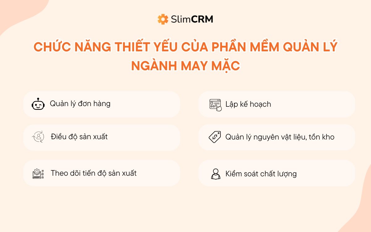 Phần mềm quản lý sản xuất may mặc