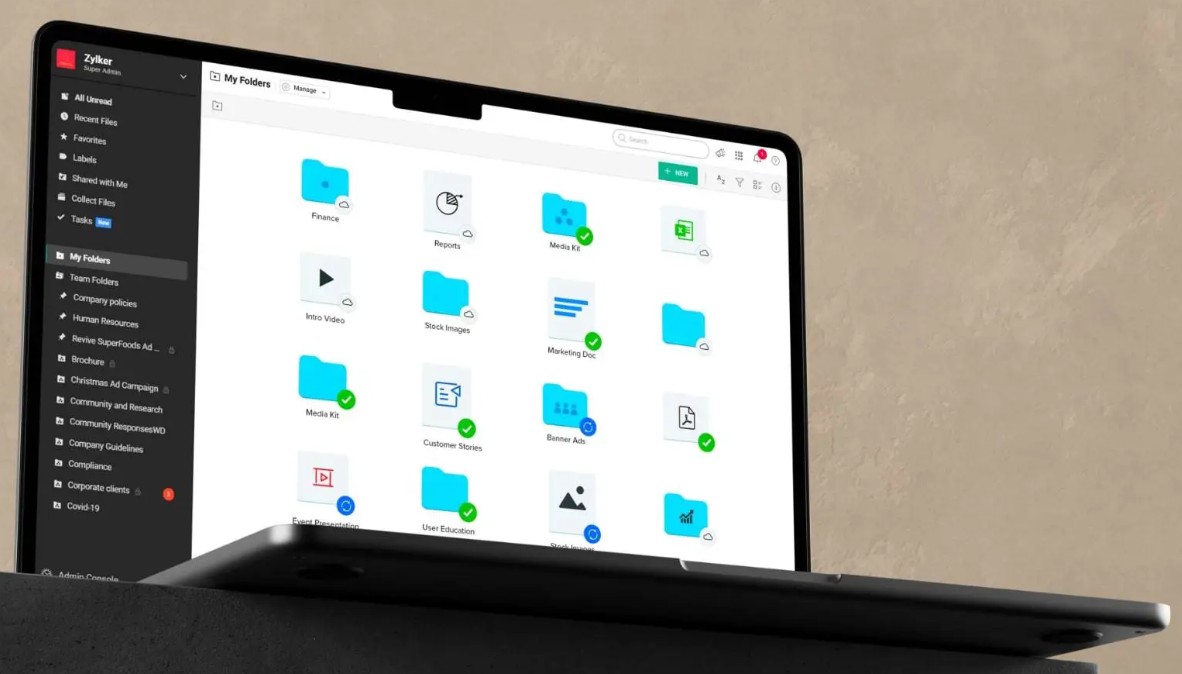 phần mềm quản lý tài liệu zoho