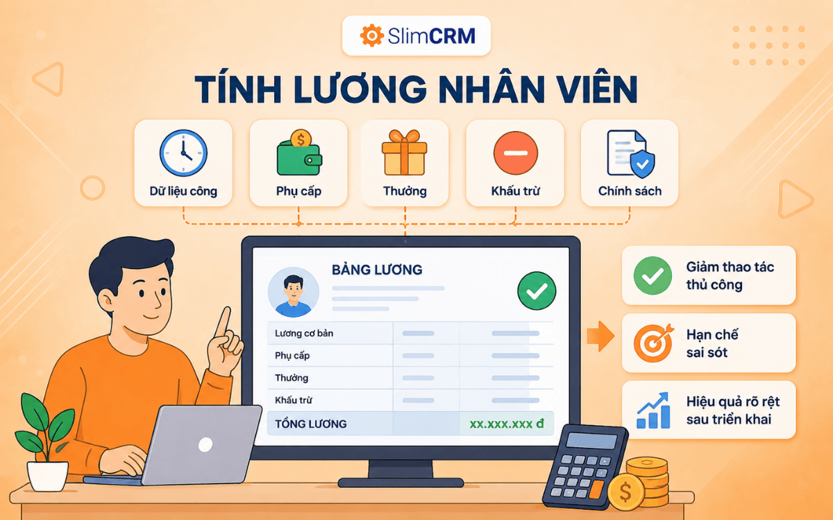 Phần mềm tính lương nhân viên