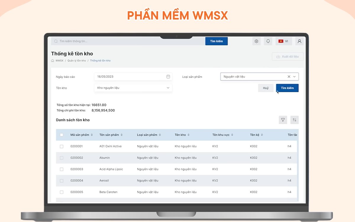 Phần mềm WMSX