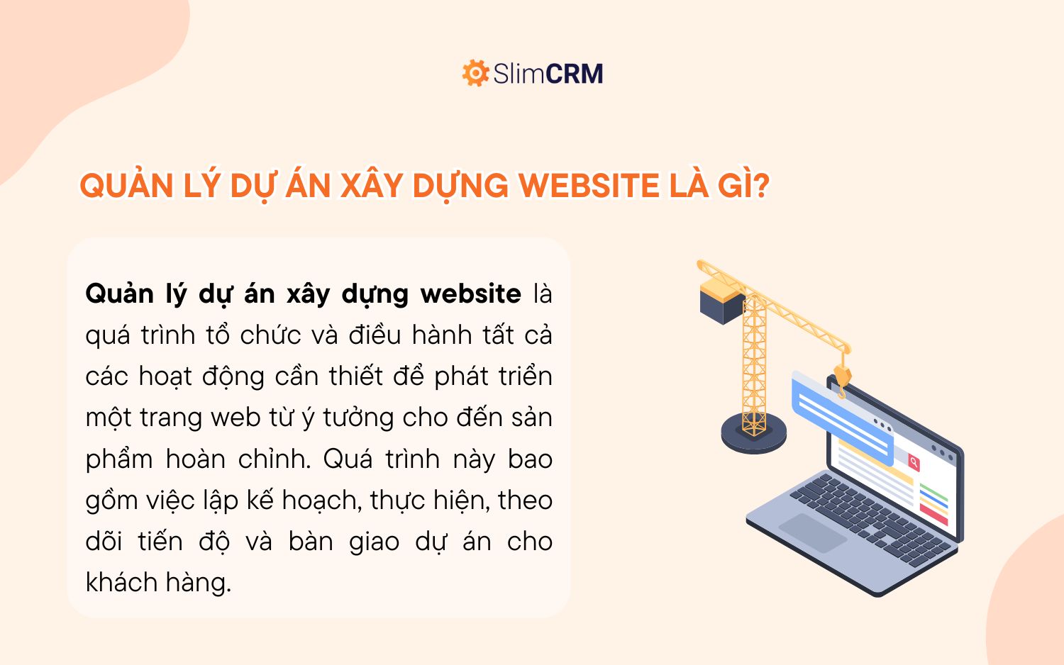 Quản lý dự án xây dựng website là gì