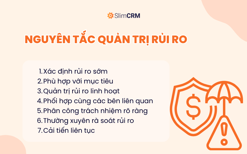 7 Nguyên tắc trong quản trị rủi ro chiến lược