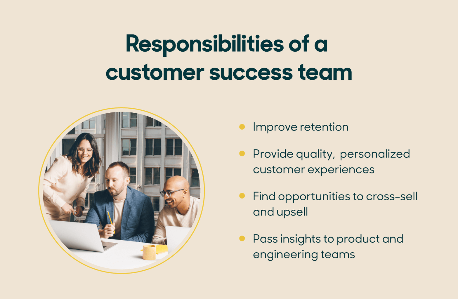 Trách nhiệm chính của nhóm Customer Success là gì?