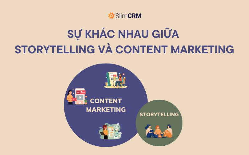 Sự khác nhau giữa Storytelling và Content Marketing