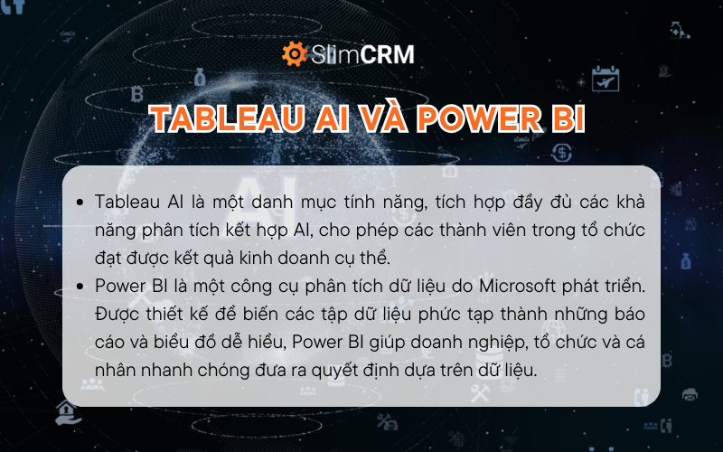 Tableau AI và Power BI