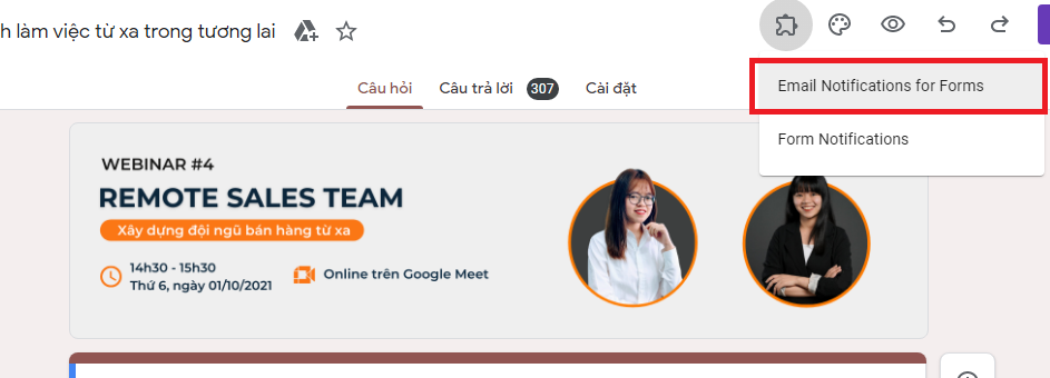 tích hợp google form 1