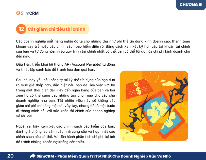 Cắt giảm chi tiêu tài chính 
