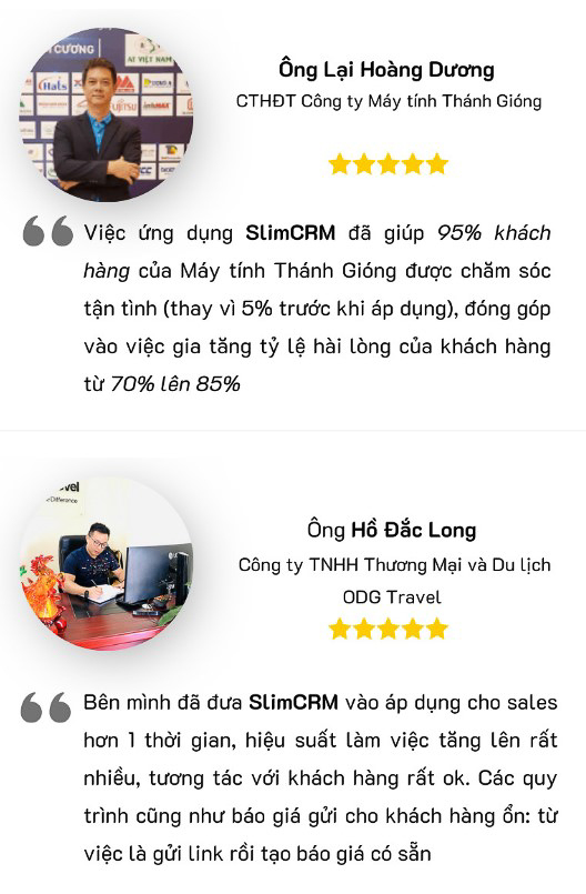 Top 10 phần mềm quản lý doanh nghiệp nhỏ toàn diện nhất SlimCRM
