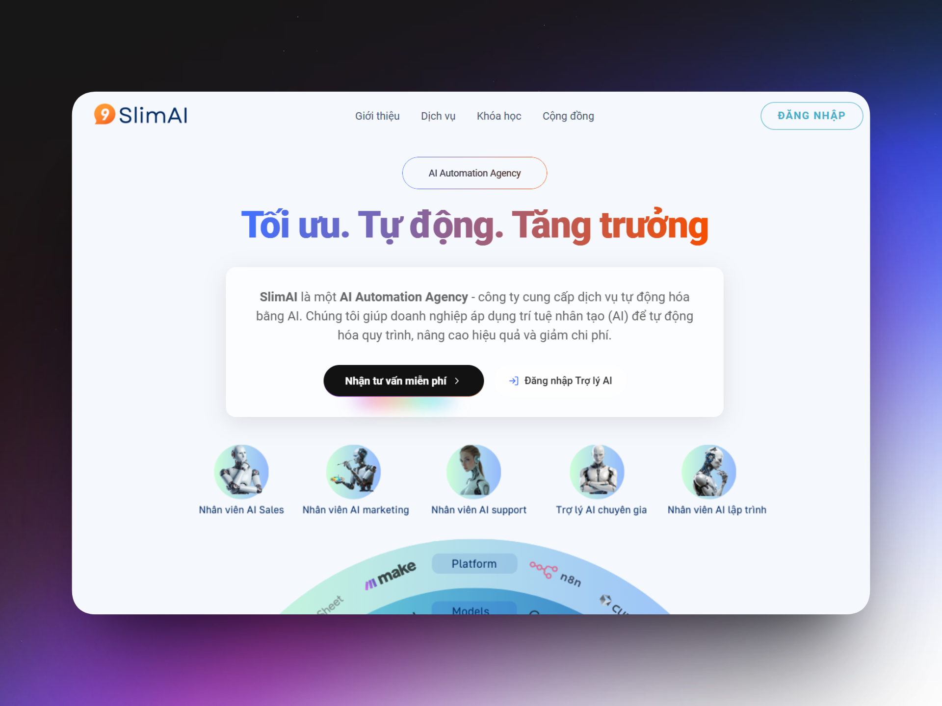 SlimAI là AI Automation Agency