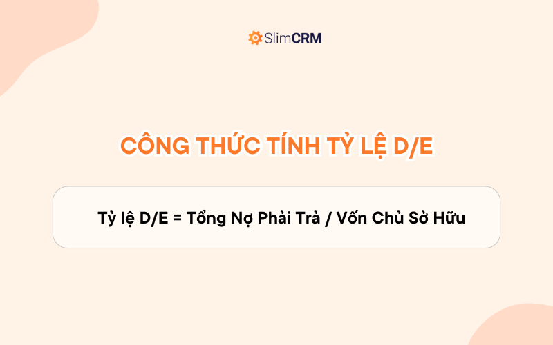 Cách tính hệ số nợ trên vốn chủ sở hữu