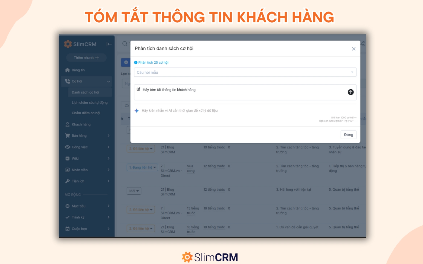 ứng dụng AI trong bán hàng