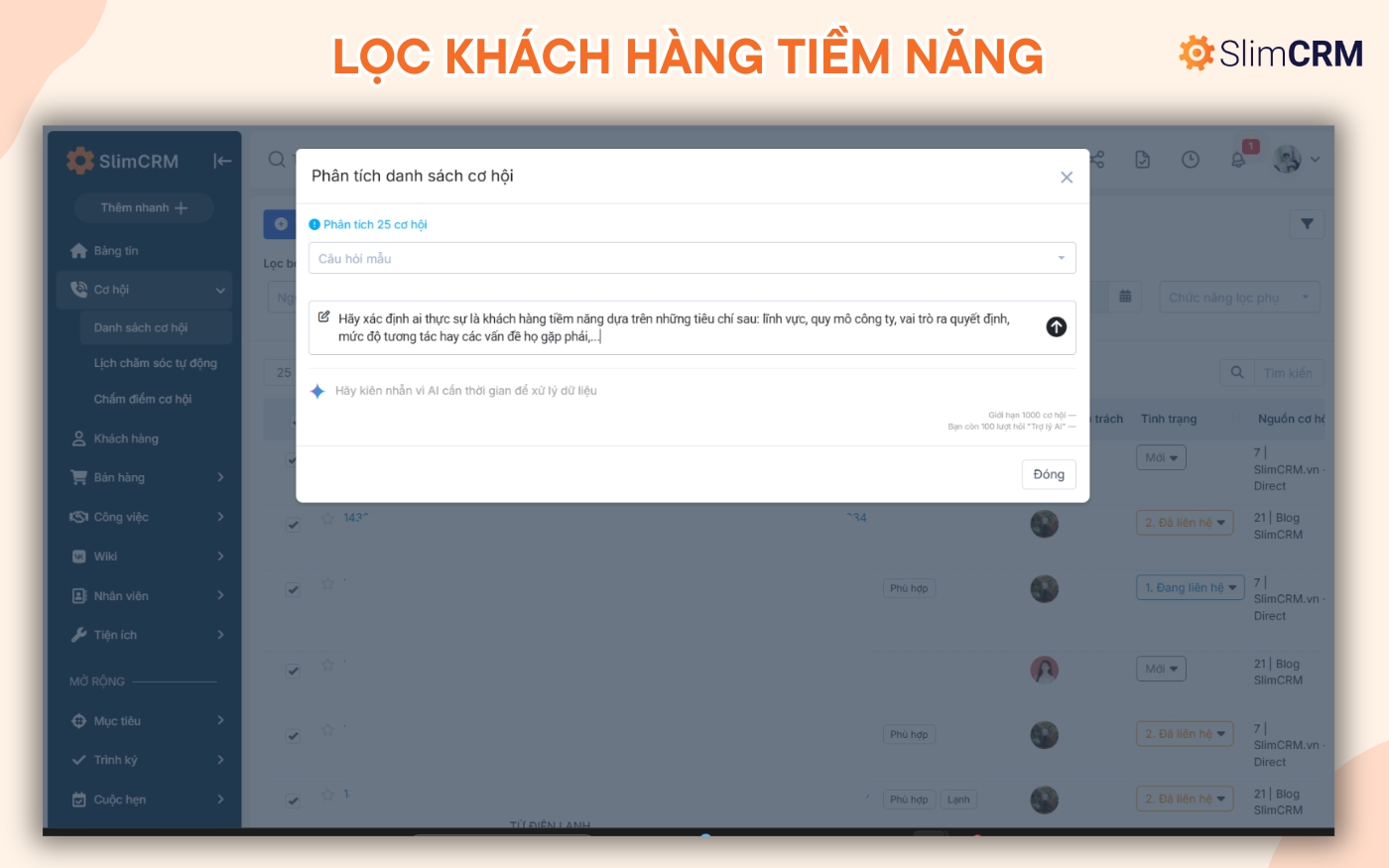 ứng dụng AI trong bán hàng