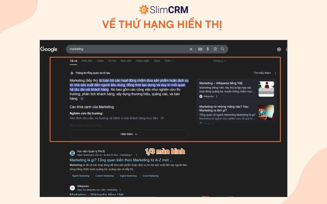 Ảnh hưởng của AI Overview