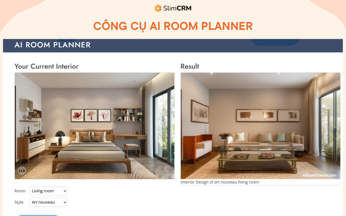 công cụ AI Room Planner