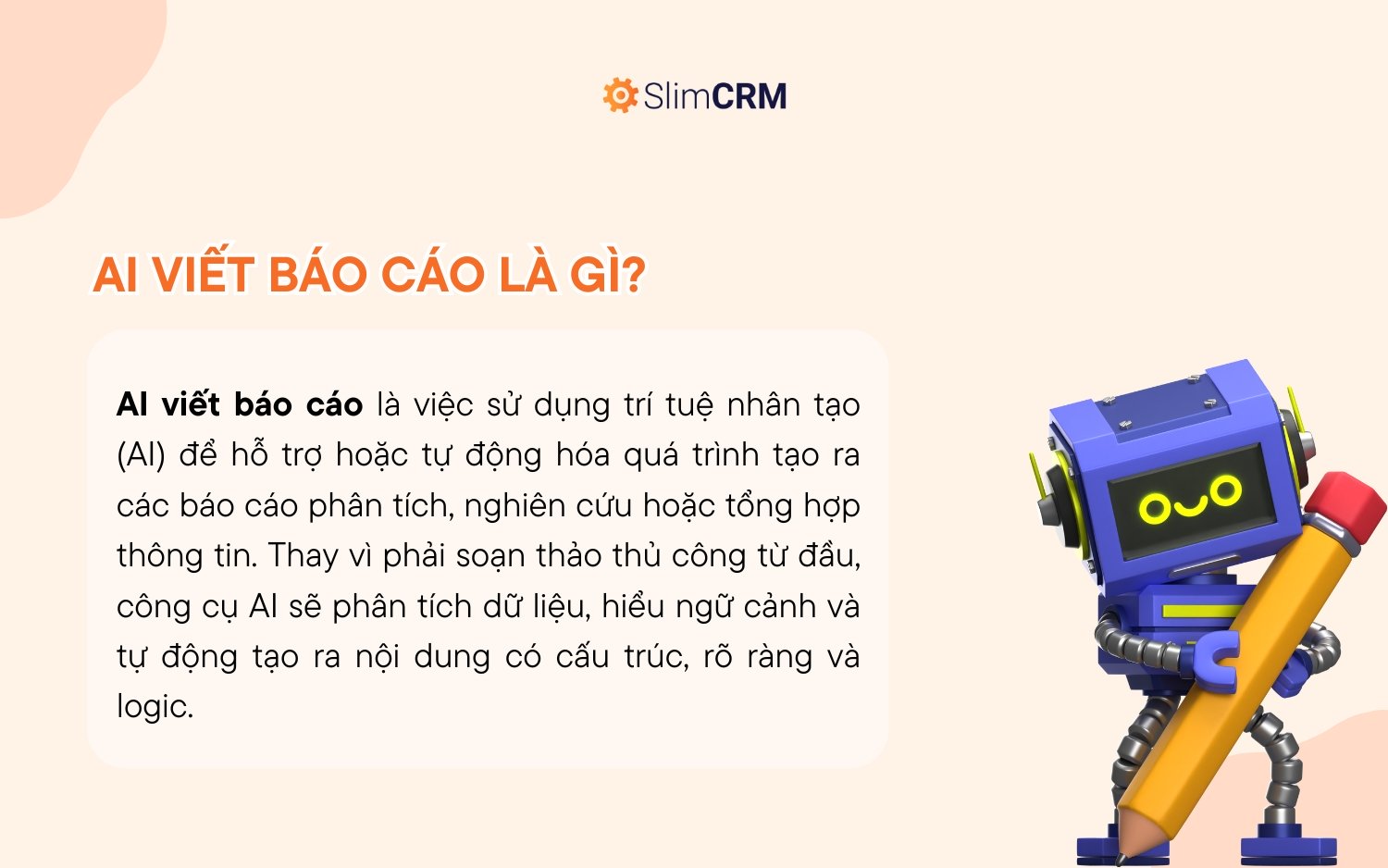 AI viết báo cáo là gì