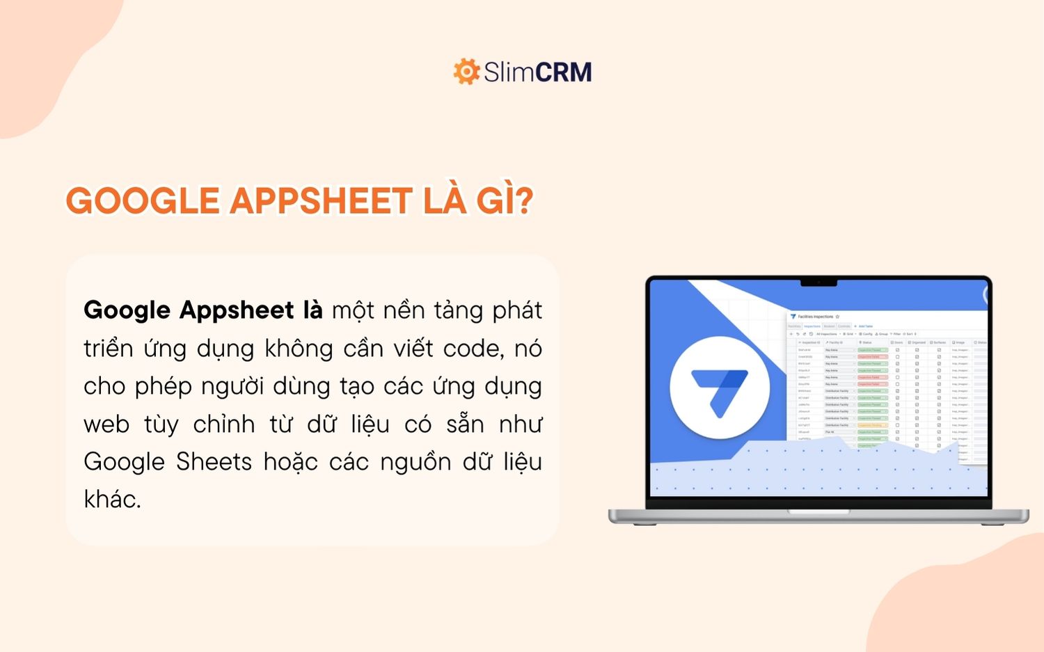 Appsheet là gì