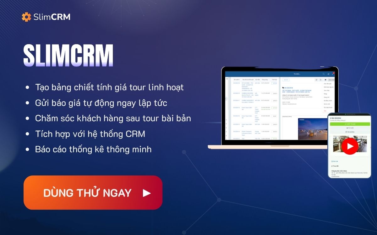 Bảng tính giá tour du lịch 1