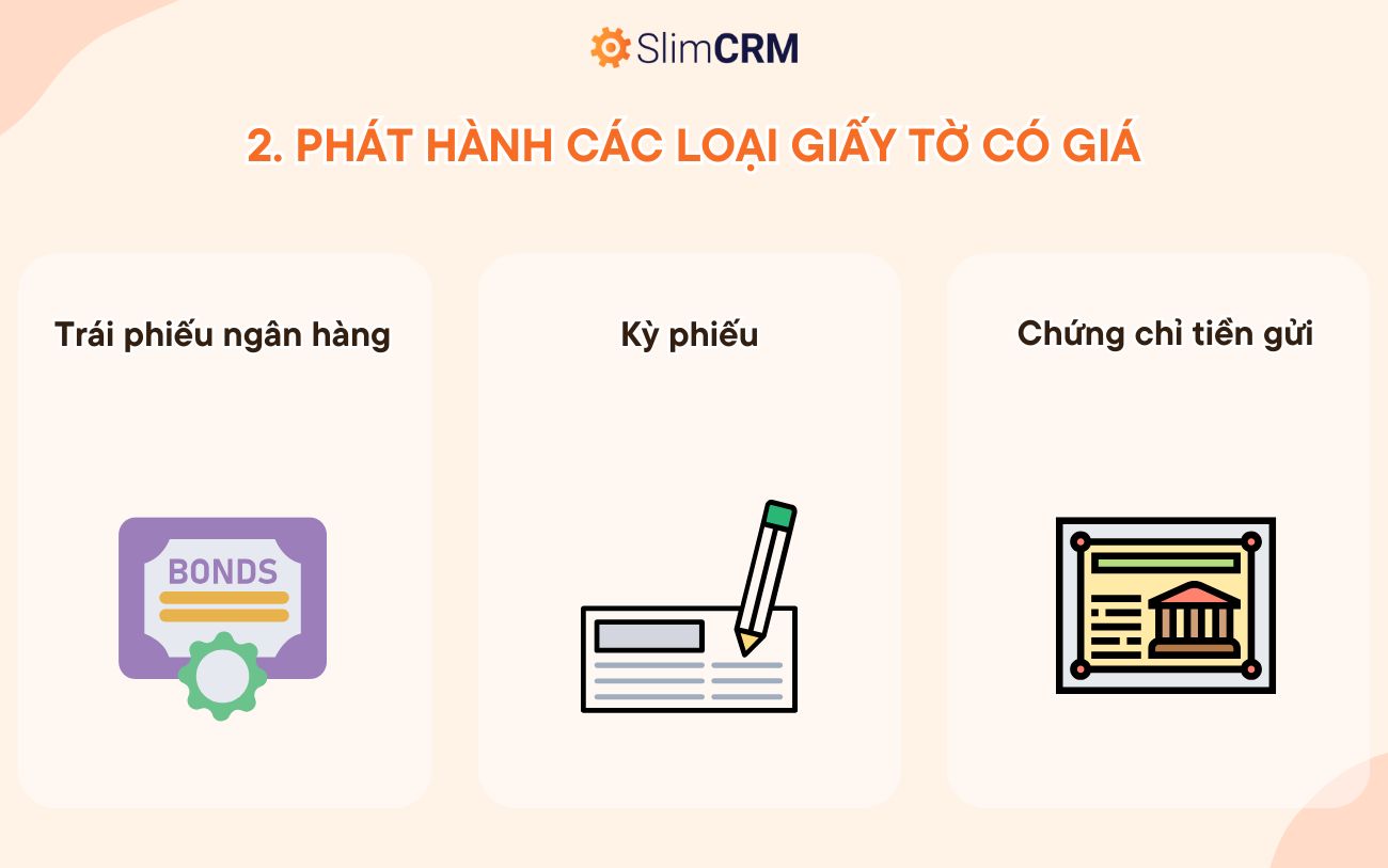 Các hình thức huy động vốn của ngân hàng 2