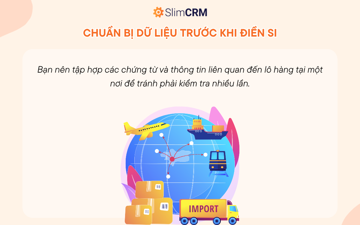 Cách điền và gửi mẫu SI