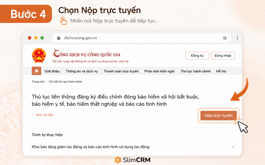 Hướng dẫn nộp mẫu báo cáo tình hình lao động mới nhất