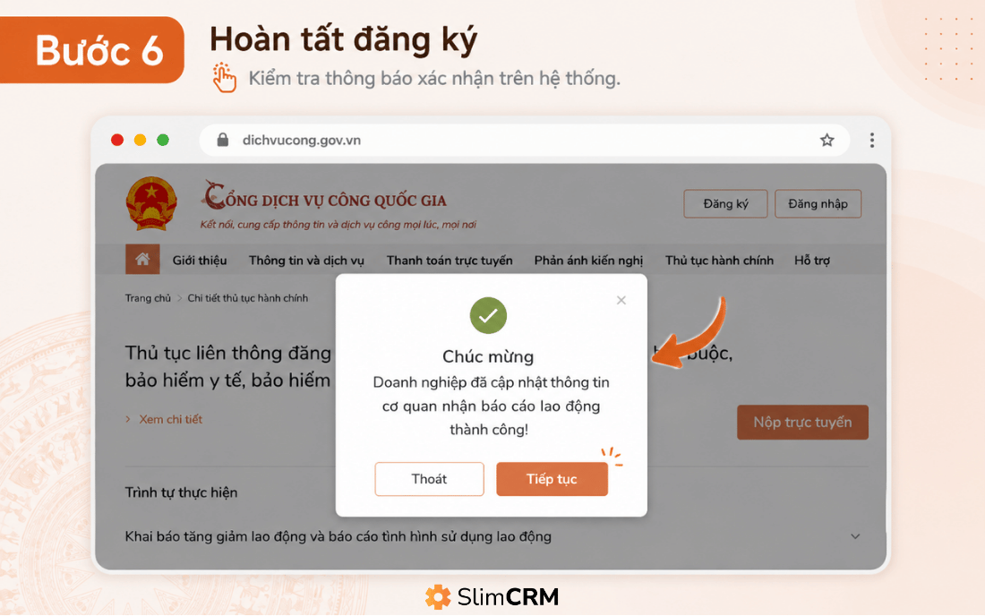 Hướng dẫn nộp mẫu báo cáo tình hình lao động mới nhất