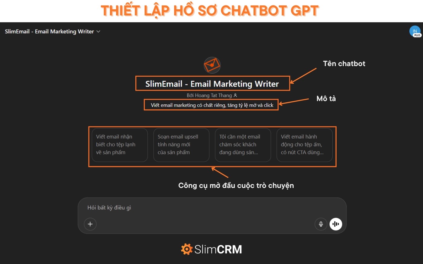 cách tạo chatbot gpt 5