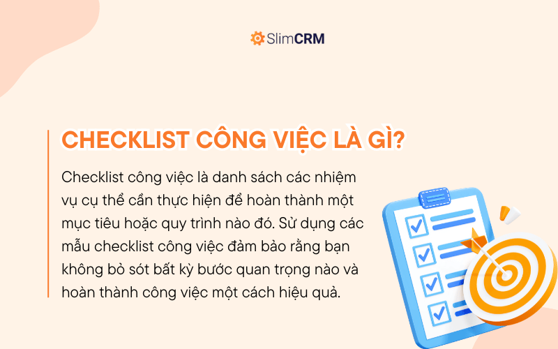 Checklist công việc là gì?