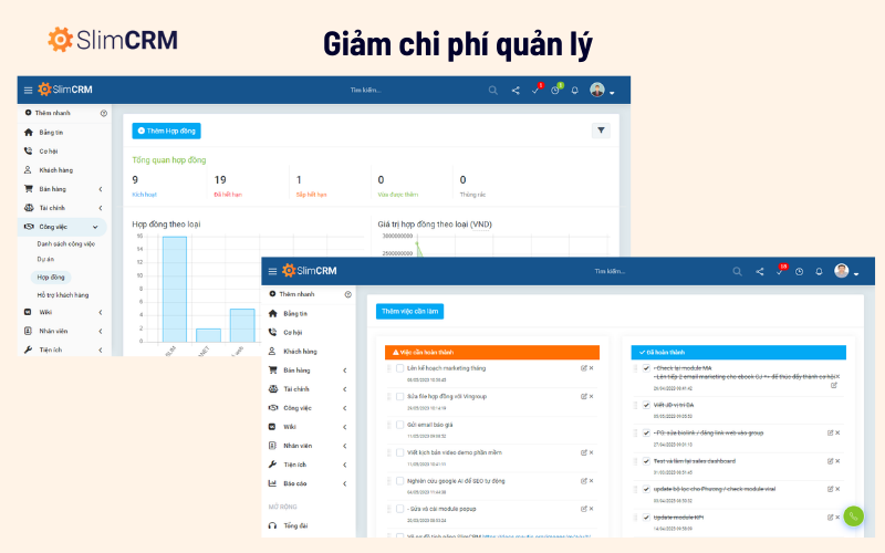 Giảm chi phí quản lý: