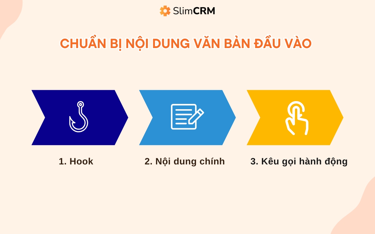 Chuẩn bị nội dung tạo video AI