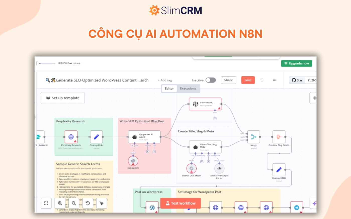 Công cụ AI Automation N8N