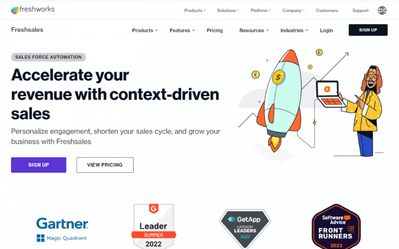 Freshsales CRM - B2B CRM với khả năng phân khúc khách hàng tiềm năng mạnh mẽ