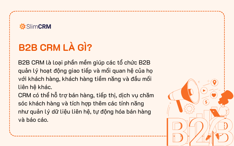 B2B CRM là gì?
