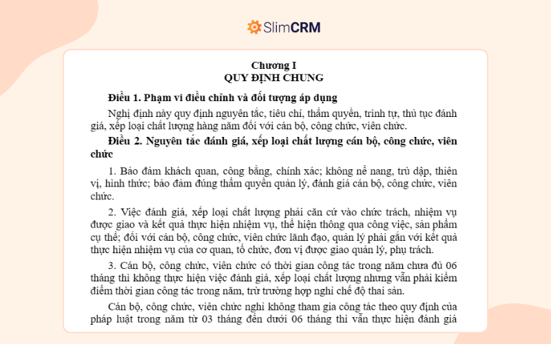 Mẫu quy chế đánh giá mức độ hoàn thành công việc