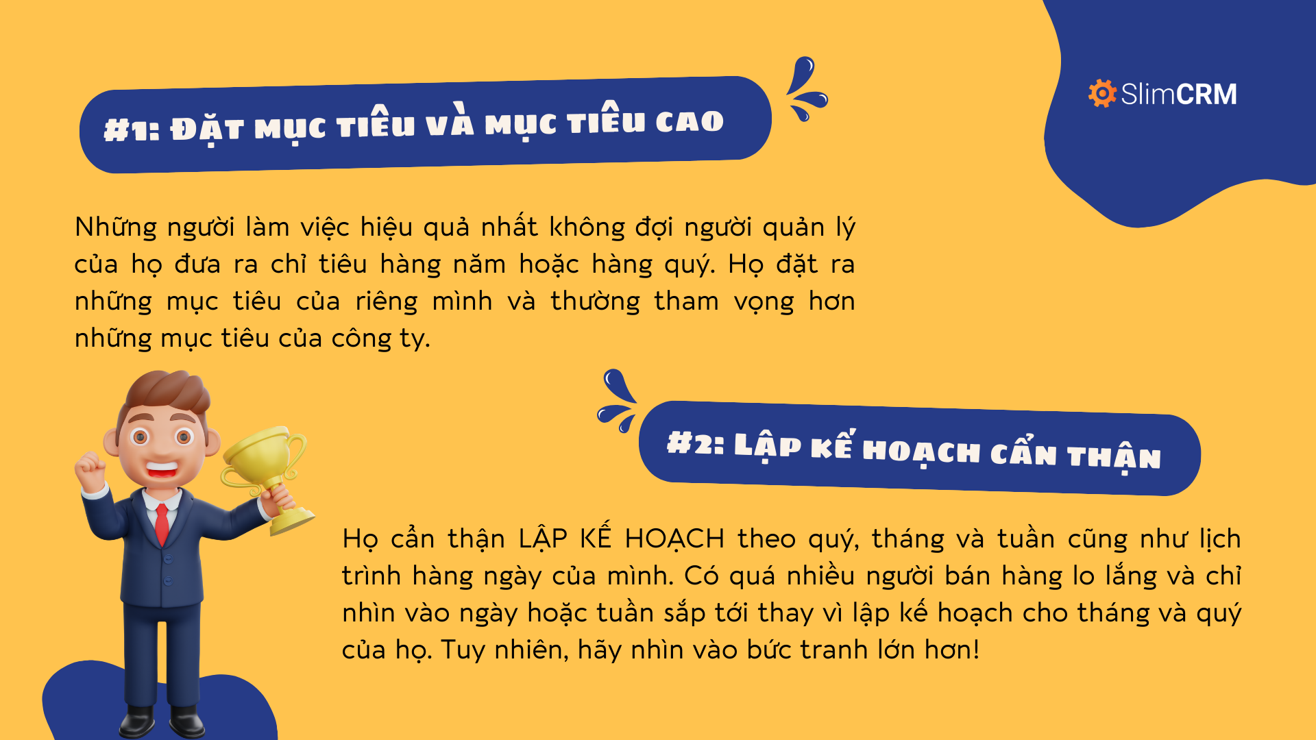 Để trở thành người bán hàng giỏi nhất: hãy lập mục tiêu và kế hoạch cẩn thận