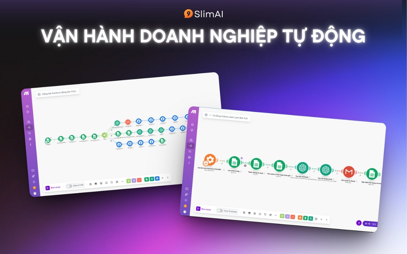 Dịch Vụ AI Automation của SlimAI