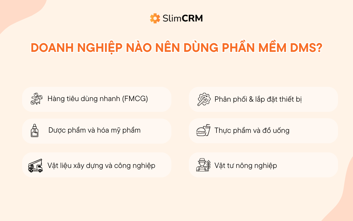 Doanh nghiệp nên dùng phần mềm DMS