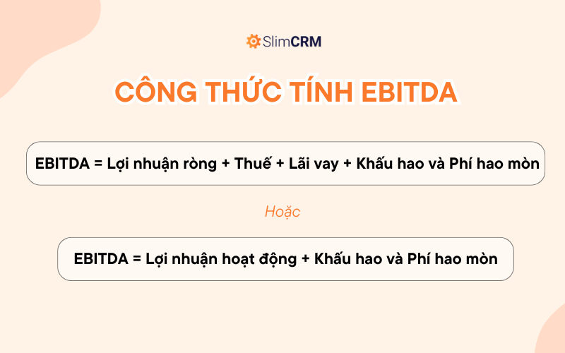 Công thức tính EBITDA