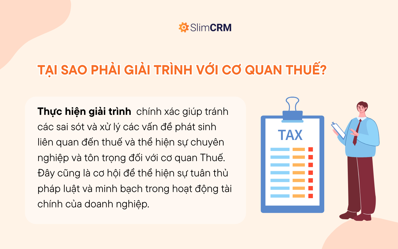 Tại sao phải giải trình với cơ quan thuế