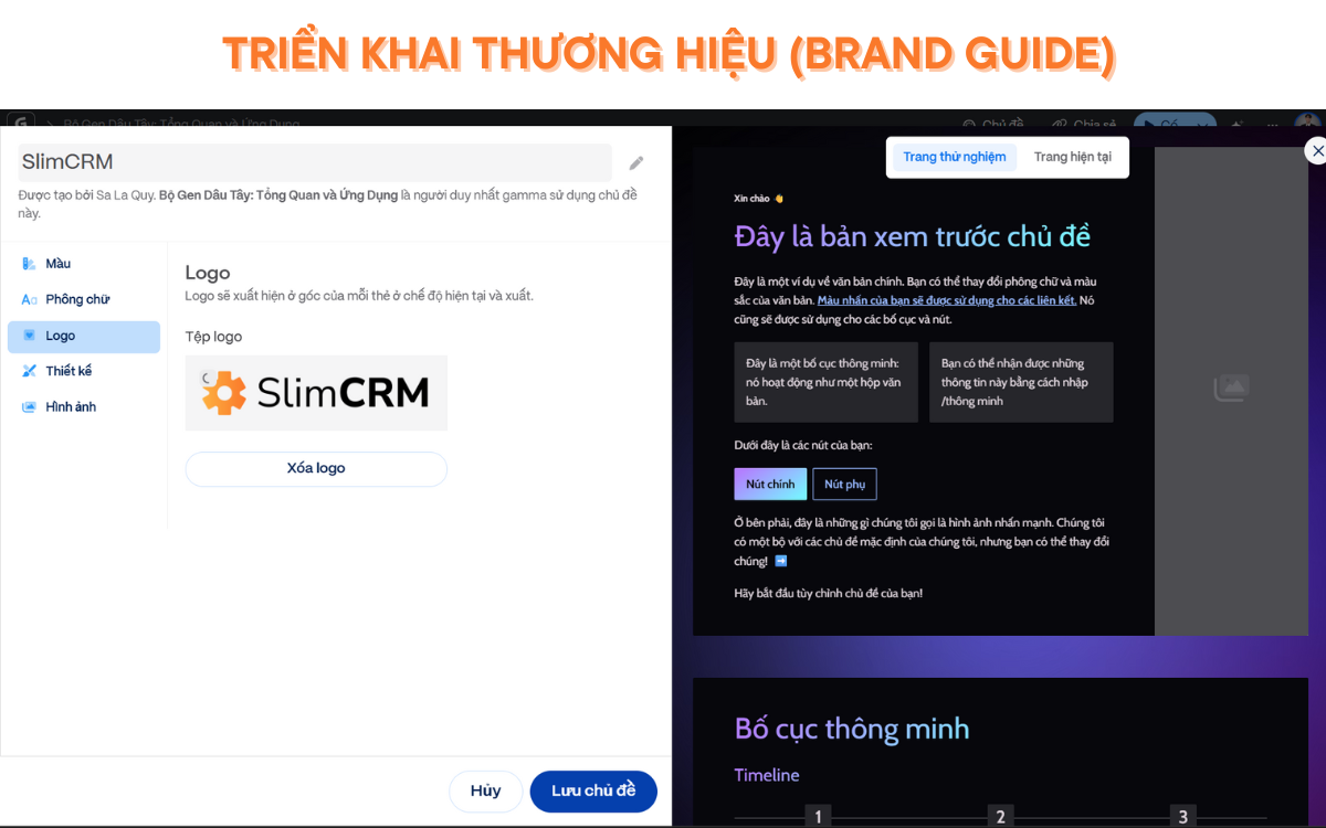 Hướng dẫn sử dụng gamma AI
