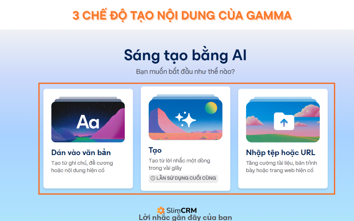 Hướng dẫn sử dụng gamma AI