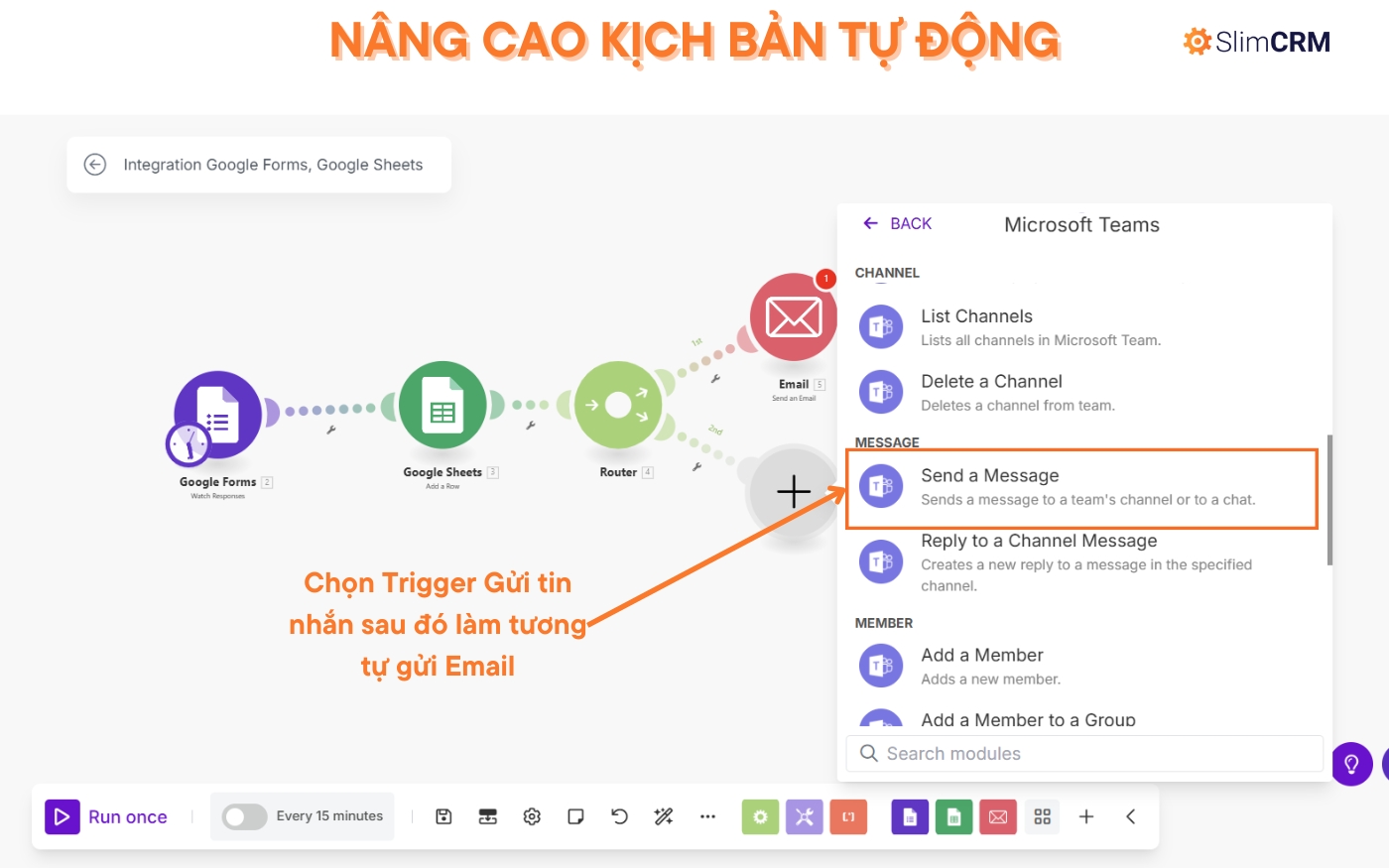 Hướng dẫn sử dụng Make.com