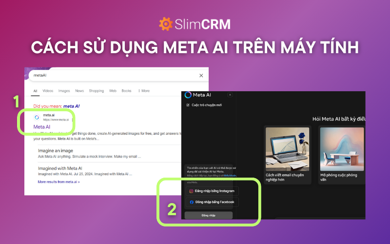 Cách sử dụng Meta AI trên máy tính 