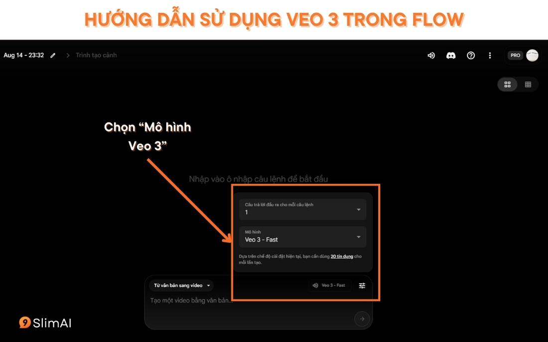 Hướng dẫn sử dụng Veo 3