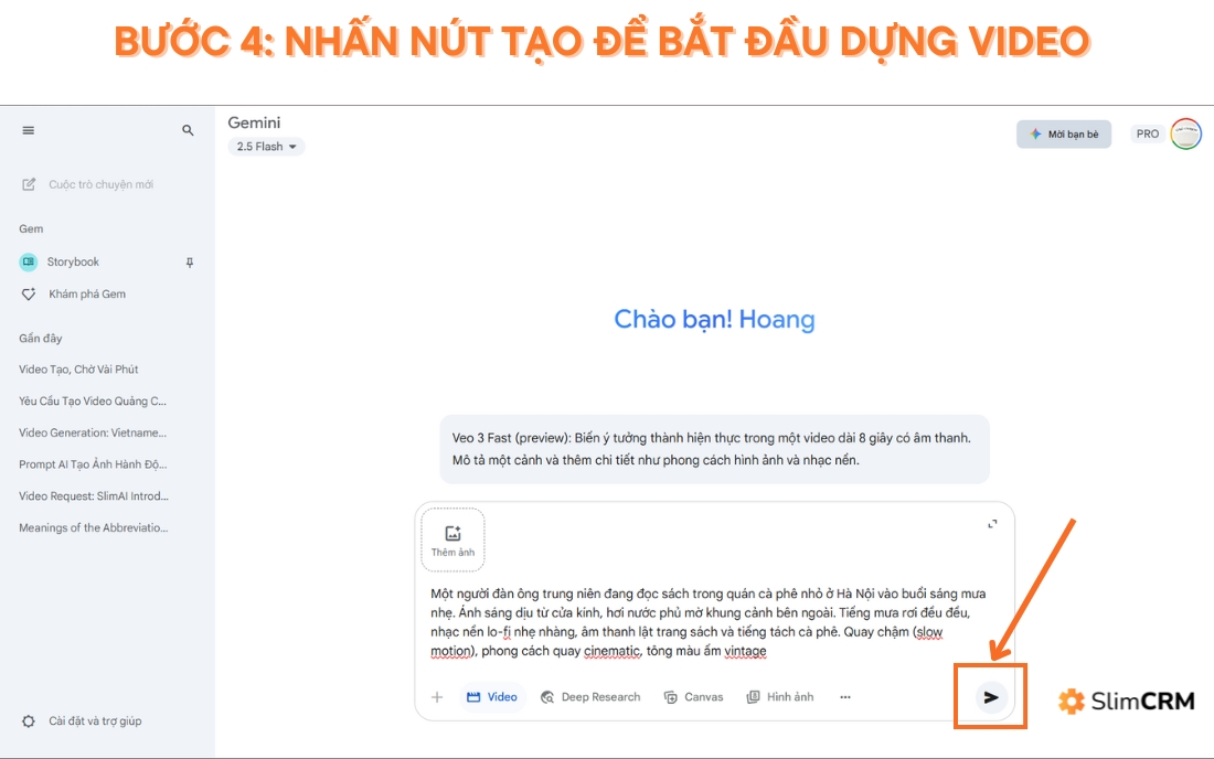 Hướng dẫn sử dụng Veo 3
