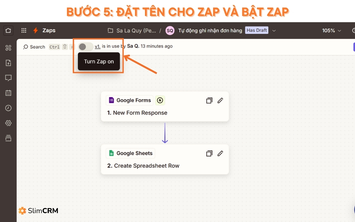 hướng dẫn sử dụng zapier