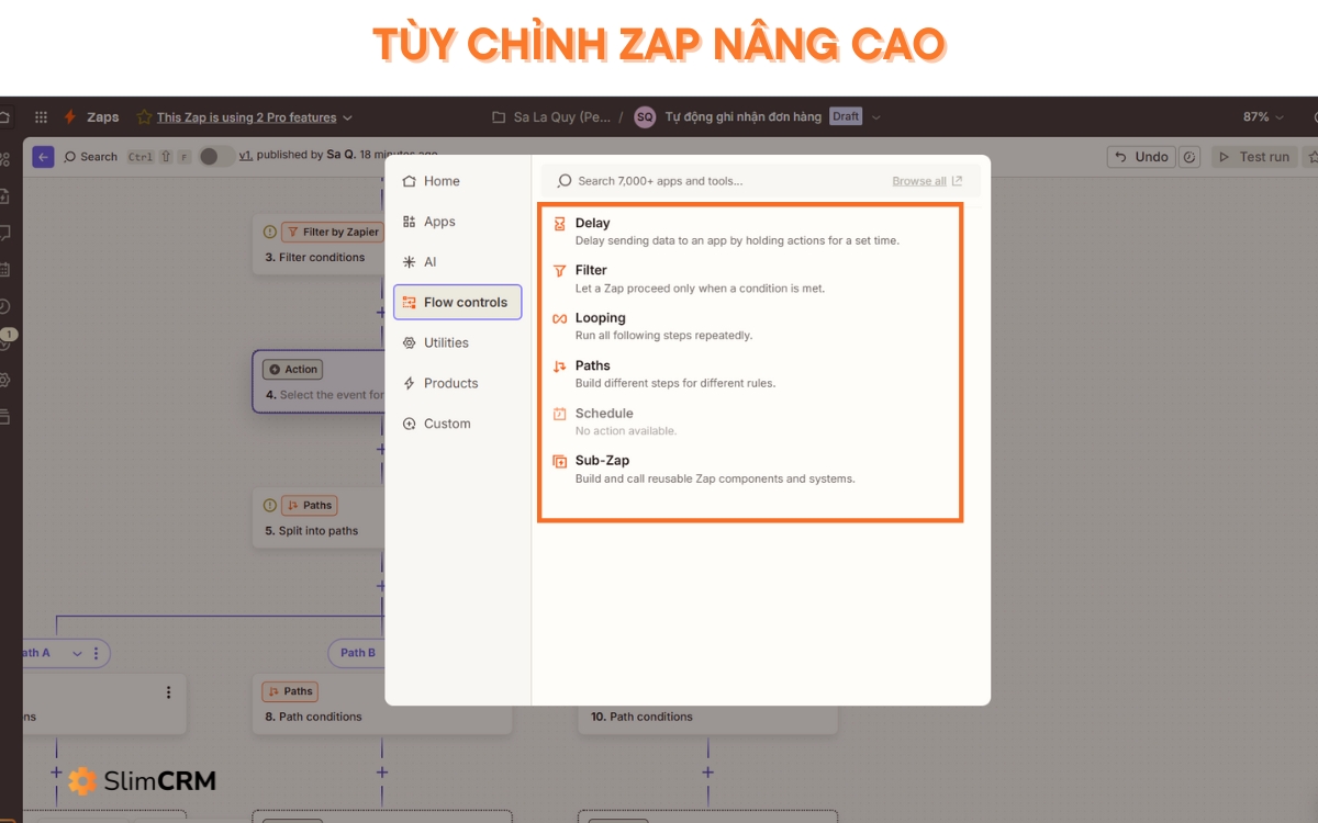 cách sử dụng zapier