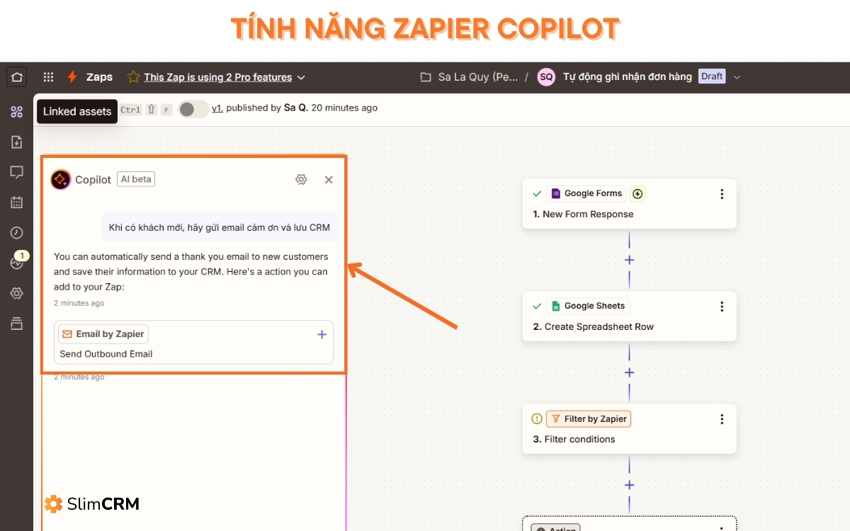 cách sử dụng zapier